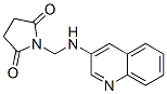 CAS 登录号：70289-23-5， N-(3-喹啉基氨基甲基)-琥珀酰亚胺