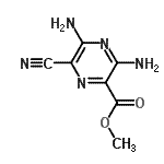 CAS#: 70296-91-2, Methyl 3,5-diamino-6-cyano-2-pyrazinecarboxylate