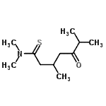 CAS#: 70367-60-1, N,N,3,6-Tetramethyl-5-oxoheptanethioamide