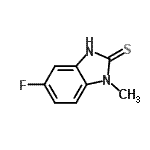 CAS#: 704-51-8, 5-Fluoro-1-methyl-1,3-dihydro-2H-benzimidazole-2-thione