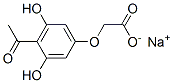CAS 登录号:70413-05-7, 2-(4-乙酰基-3,5-二羟基-苯氧基)乙酸钠