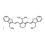 CAS 登录号：70446-11-6， 2-[(E)-2-{(3E)-2-(二甲基氨基)-3-[(2Z)-2-(3-乙基-1,3-苯并噻唑-2(3H)-亚基)亚乙基]-1-环己烯-1-基}乙烯基]-3-乙基-1,3-苯并噻唑-3-鎓碘化物