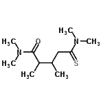 CAS#: 70481-41-3, 5-(Dimethylamino)-N,N,2,3-tetramethyl-5-thioxopentanamide