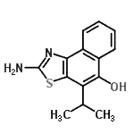 CAS#: 704866-21-7, 2-Amino-4-isopropylnaphtho[1,2-d][1,3]thiazol-5-ol