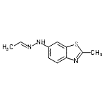 CAS#: 70488-76-5, 6-[(2E)-2-Ethylidenehydrazino]-2-methyl-1,3-benzothiazole