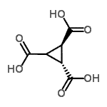 CAS#: 705-35-1, trans-1,2,3-Cyclopropanetricarboxylic acid