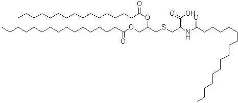 CAS#: 70512-46-8, S-[2,3-Bis(palmitoyloxy)propyl]-N-palmitoylcysteine