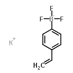 CAS 登录号：705254-32-6， 钾三氟(4-乙烯基苯基)硼酸酯(1-)