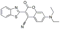CAS 登录号:70546-25-7, 3-(苯并噻唑-2-基)-7-(二乙基氨基)-2-氧代-2H-1-苯并吡喃-4-甲腈