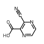 CAS 登录号：70546-26-8， 3-氰基-2-吡嗪羧酸