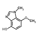 CAS#: 705927-95-3, 7-Methoxy-1-methyl-1H-benzimidazol-4-ol