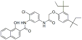 CAS#: 70609-70-0, N-[5-[[[2,4-Bis(1,1-Dimethylpropyl)Phenoxy]Acetyl]Amino]-2-Chlorophenyl]-1-Hydroxynaphthalene-2-Carboxamide