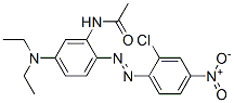 CAS#: 70609-95-9, N-[2-[(2-Chloro-4-Nitrophenyl)Azo]-5-(Diethylamino)Phenyl]Acetamide