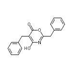 CAS#: 70611-44-8, 2,5-Dibenzyl-4-hydroxy-6H-1,3-oxazin-6-one