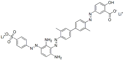 CAS#: 70632-09-6, Dilithium 5-[[4'-[[2,6-Diamino-3-[(4-Sulphonatophenyl)Azo]Phenyl]Azo]-3,3'-Dimethyl[1,1'-Biphenyl]-4-Yl]Azo]Salicylate