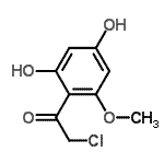 CAS#: 70651-70-6, 2-Chloro-1-(2,4-dihydroxy-6-methoxyphenyl)ethanone