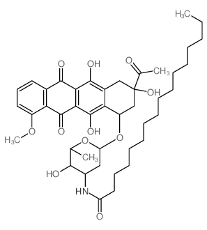 CAS#: 70655-78-6, N-Palmitoyldaunorubicin