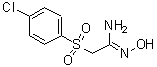 CAS#: 70661-64-2, 2-[(4-Chlorophenyl)sulfonyl]-N'-hydroxyethanimidamide