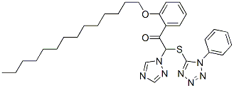CAS#: 70679-13-9, 2-[(1-Phenyl-1H-Tetrazol-5-Yl)Thio]-O-(Tetradecyloxy)-2-(1H-1,2,4-Triazol-1-Yl)Acetophenone