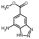 CAS#: 706793-18-2, Methyl 4-amino-1H-benzotriazole-6-carboxylate