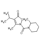 CAS#: 706804-36-6, 4-Isopropyl-3-methyl-2-[(2-methyl-1-piperidinyl)carbonyl]-1,2-oxazol-5(2H)-one