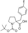 CAS#: 706806-64-6, Boc-(R)-alpha-(4-Fluorobenzyl)-Proline