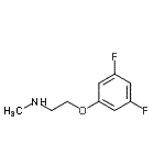 CAS#: 706809-58-7, 2-(3,5-Difluorophenoxy)-N-methylethanamine