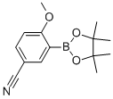 CAS 登录号：706820-96-4， 5-氰基-2-甲氧基苯硼酸频哪醇酯