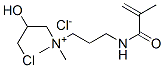 CAS#: 70729-70-3, N-(2-Hydroxy-3-chloropropyl)-N-(3-methacrylamidopropyl)-N,N-dimethylammonium chloride