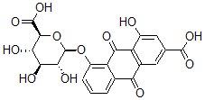 CAS#: 70793-10-1, Rhein 8-beta-D-Glucuronide