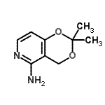 CAS 登录号：708-95-2， 2,2-二甲基-4H-[1,3]二恶英并[5,4-c]吡啶-5-胺