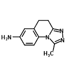 CAS#: 708983-84-0, 1-Methyl-4,5-dihydro[1,2,4]triazolo[4,3-a]quinolin-7-amine