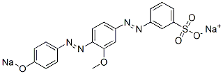 CAS#: 70900-44-6, 3-[2-[4-[2-(4-Hydroxyphenyl)Diazenyl]-3-Methoxyphenyl]Diazenyl]-Benzenesulfonic Acid Sodium Salt(1:2)