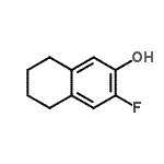 CAS#: 709032-00-8, 3-Fluoro-5,6,7,8-tetrahydro-2-naphthalenol