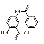 CAS 登录号：709037-24-1， 2-氨基-5-(苯甲酰基氨基)苯甲酸