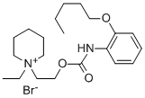 CAS 登录号:70939-52-5, 1-(2-羟基乙基)-1-乙基哌啶鎓溴化物O-(戊氧基)苯氨甲酸酯