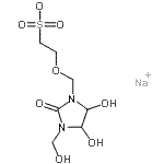 CAS#: 70942-00-6, Sodium 2-{[4,5-dihydroxy-3-(hydroxymethyl)-2-oxo-1-imidazolidinyl]methoxy}ethanesulfonate