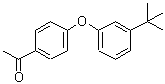 CAS#: 70945-85-6, 1-{4-[3-(2-Methyl-2-propanyl)phenoxy]phenyl}ethanone