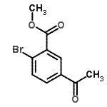 CAS 登录号：70958-70-2， 甲基5-乙酰基-2-溴苯甲酸酯