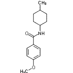 CAS#: 710291-33-1, 4-Methoxy-N-(4-methylcyclohexyl)benzamide