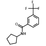 CAS#: 710310-44-4, N-Cyclopentyl-3-(trifluoromethyl)benzamide