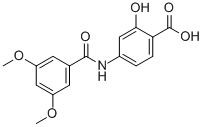 CAS#: 710311-03-8, 4-[(3,5-Dimethoxybenzoyl)Amino]-2-Hydroxy-Benzoic Acid