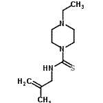 CAS 登录号：710330-15-7， 4-乙基-N-(2-甲基-2-丙烯-1-基)-1-哌嗪硫代甲酰胺