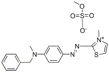 CAS#: 71077-36-6, 2-[[4-[Benzylmethylamino]Phenyl]Azo]-3-Methylthiazolium Methyl Sulphate