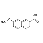 CAS#: 71082-47-8, 6-Methoxy-3-quinolinecarboxylic acid