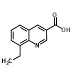 CAS#: 71082-56-9, 8-Ethyl-3-quinolinecarboxylic acid