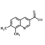 CAS 登录号：71082-60-5， 7,8-二甲基-3-喹啉羧酸