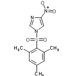 CAS 登录号：71100-55-5， 1-(均三甲苯基磺酰基)-4-硝基-1H-咪唑