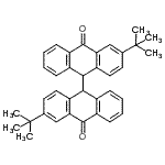 CAS#: 71130-11-5, 3,3'-Bis(2-methyl-2-propanyl)-9,9'-bianthracene-10,10'(9H,9'H)-dione