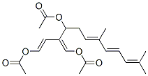 CAS#: 71135-78-9, (1E,6E,8E)-3-[(Z)-Acetoxymethylene]-7,11-Dimethyl-1,6,8,10-Dodecatetraene-1,4-Diol Diacetate